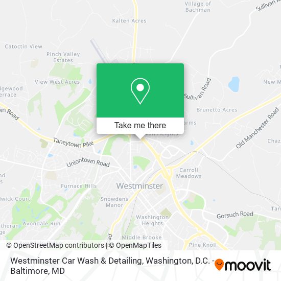 Westminster Car Wash & Detailing map