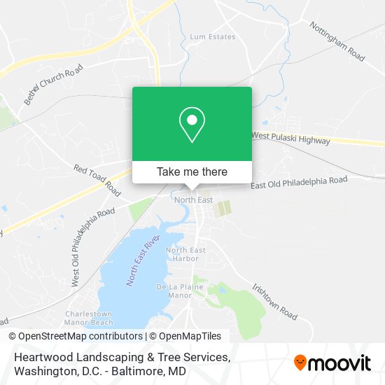 Heartwood Landscaping & Tree Services map