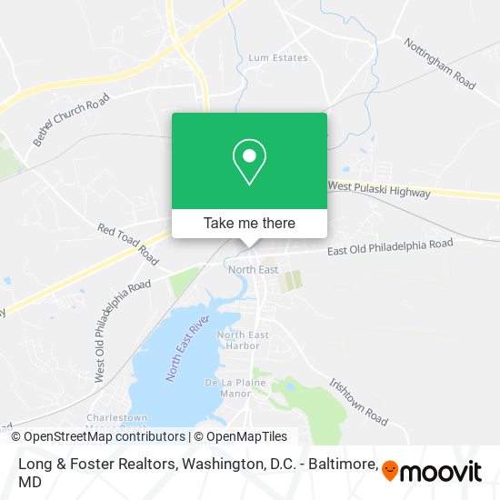 Long & Foster Realtors map