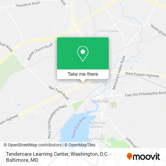 Mapa de Tendercare Learning Center
