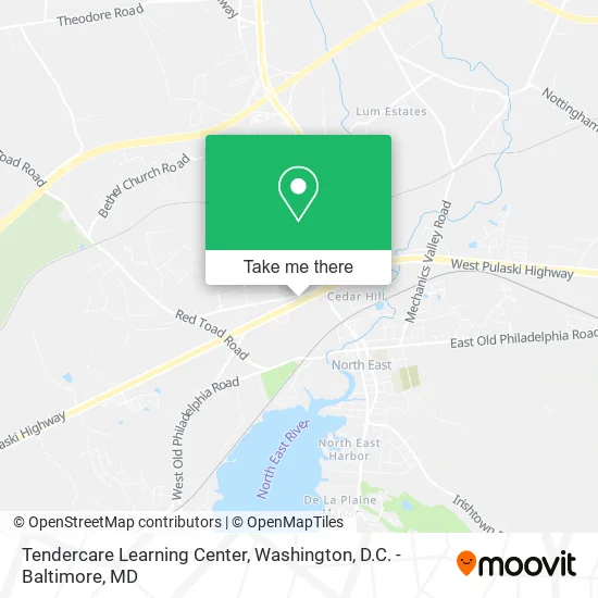 Tendercare Learning Center map