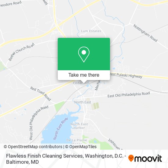 Flawless Finish Cleaning Services map