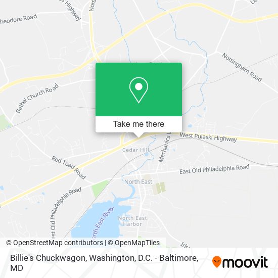 Mapa de Billie's Chuckwagon