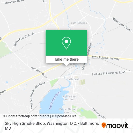 Mapa de Sky High Smoke Shop