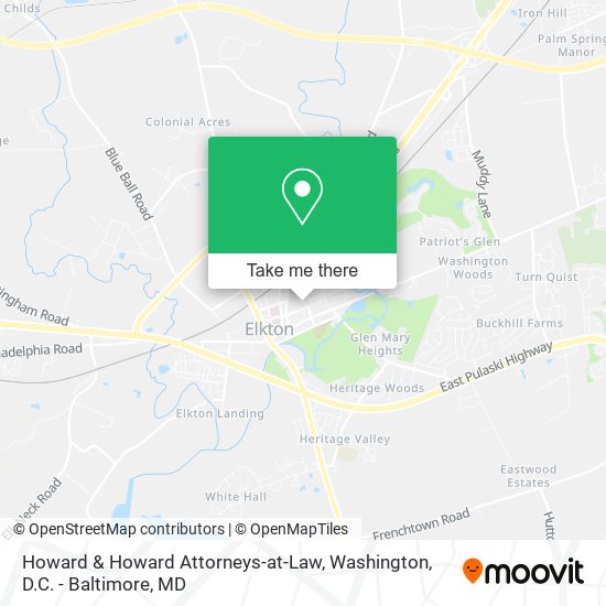Howard & Howard Attorneys-at-Law map