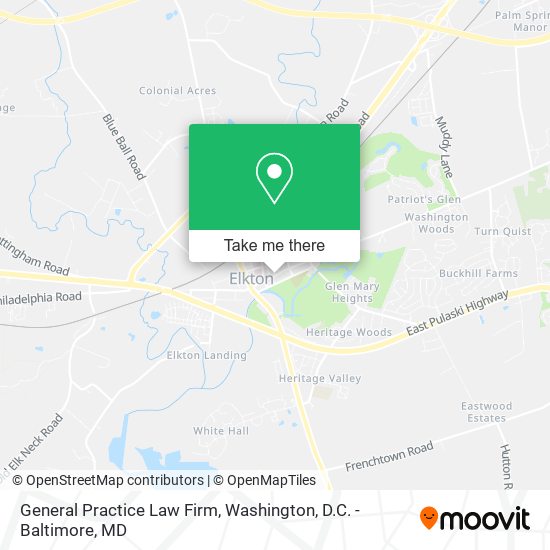 General Practice Law Firm map