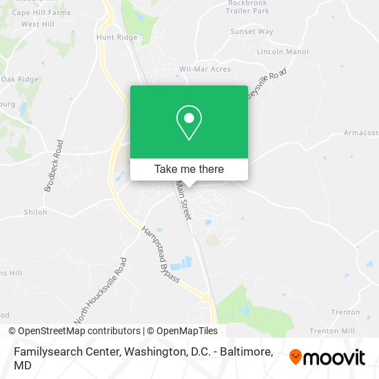 Familysearch Center map