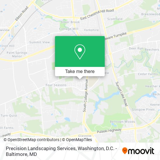 Precision Landscaping Services map