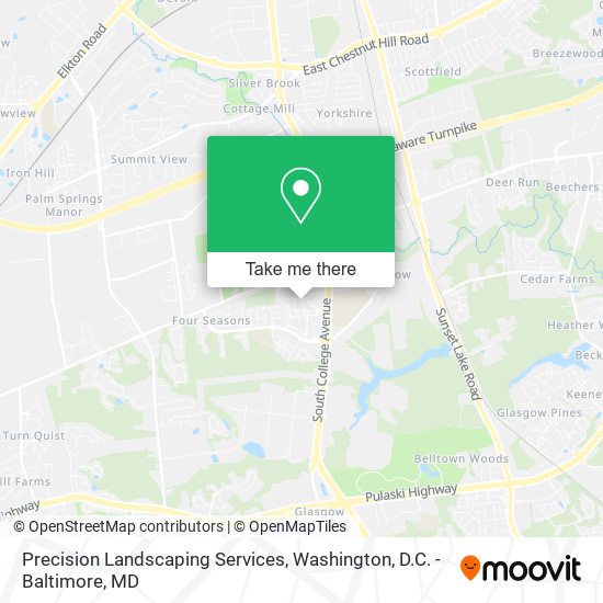 Mapa de Precision Landscaping Services