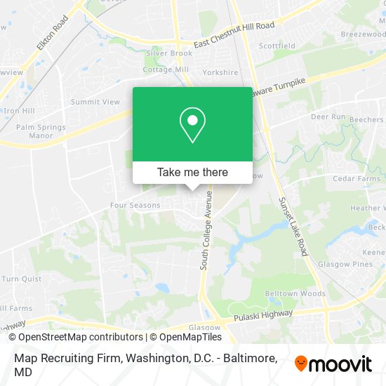 Map Recruiting Firm map
