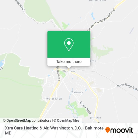 Xtra Care Heating & Air map