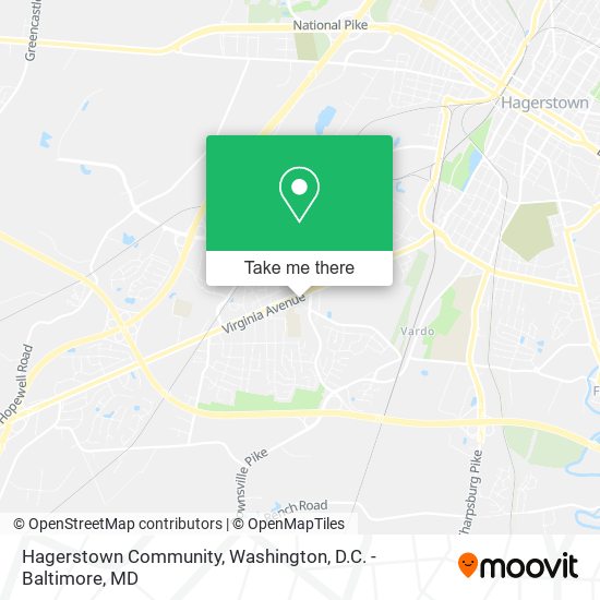 Hagerstown Community map