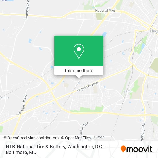 NTB-National Tire & Battery map