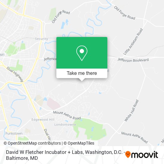 David W Fletcher Incubator + Labs map