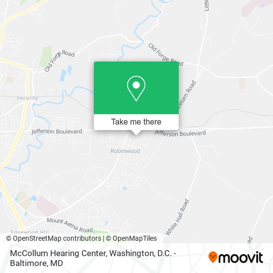 Mapa de McCollum Hearing Center