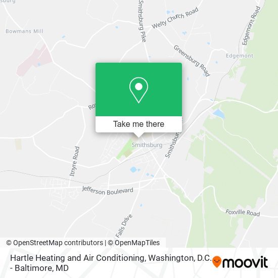 Hartle Heating and Air Conditioning map