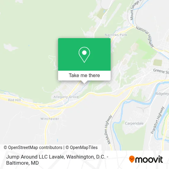Jump Around LLC Lavale map