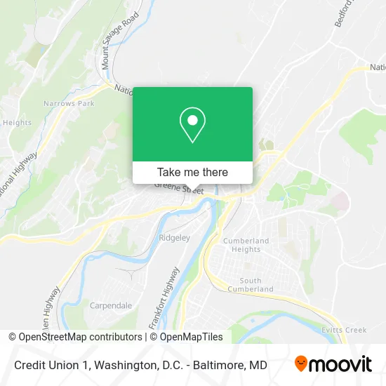 Credit Union 1 map