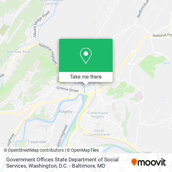 Government Offices State Department of Social Services map