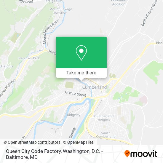 Queen City Code Factory map