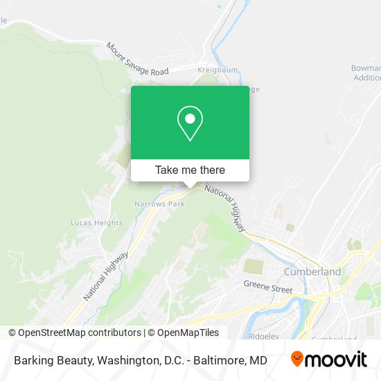 Barking Beauty map