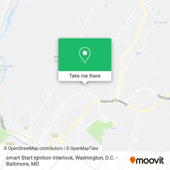 smart Start Ignition Interlock map