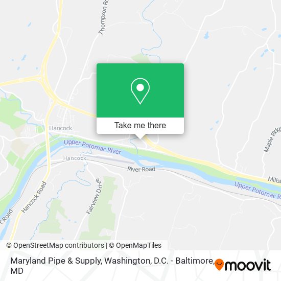 Mapa de Maryland Pipe & Supply
