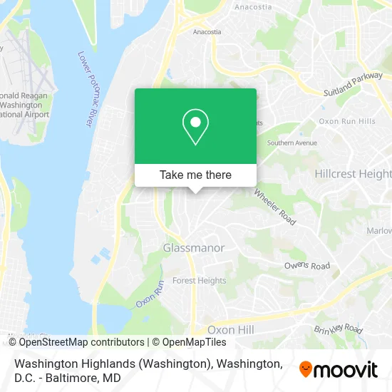 Washington Highlands map