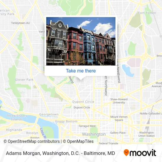 Adams Morgan map