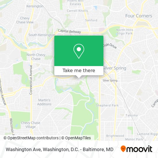Washington Ave map