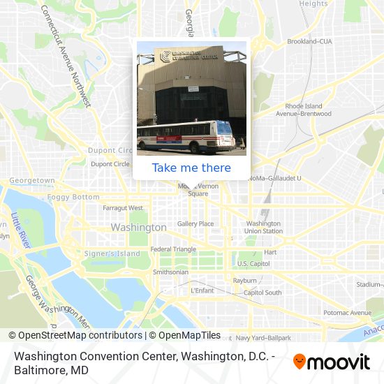 Washington Convention Center map