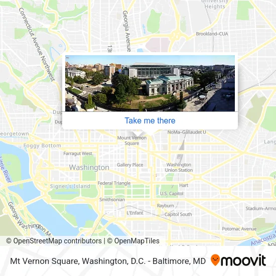 Mt Vernon Square map