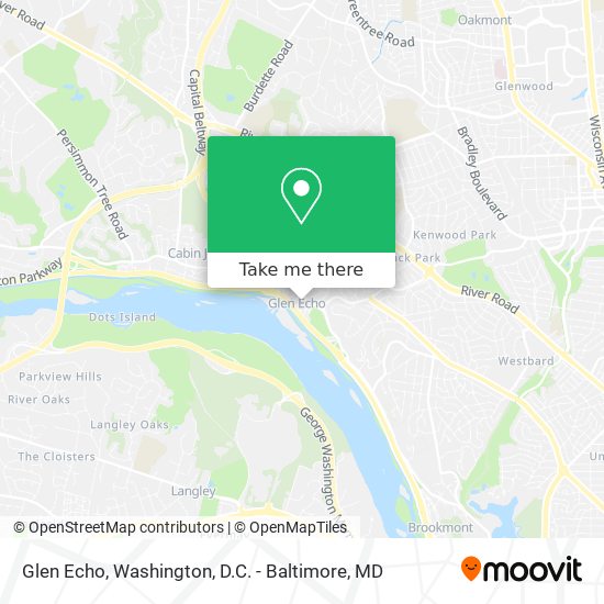 Glen Echo map