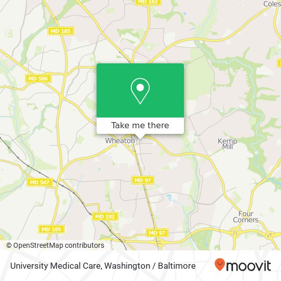 University Medical Care, 11303 Amherst Ave map