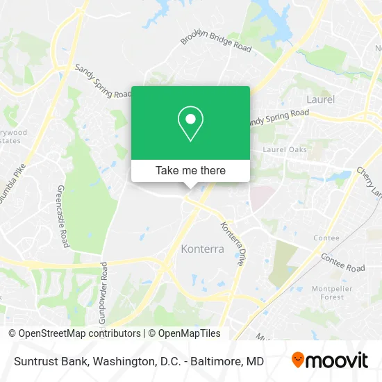 Suntrust Bank map