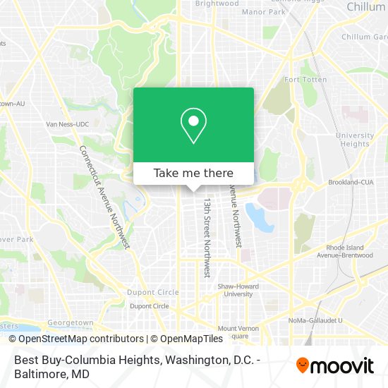 Best Buy-Columbia Heights map