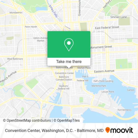 Convention Center map