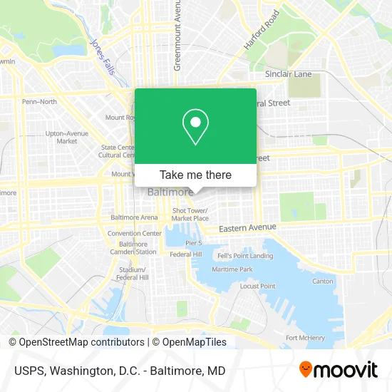Mapa de USPS
