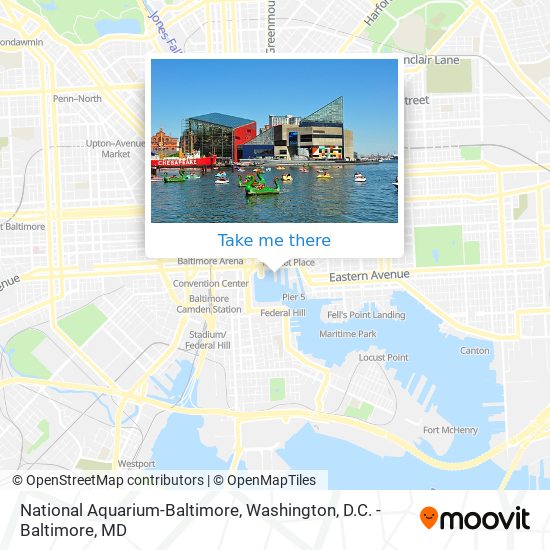 Mapa de National Aquarium-Baltimore