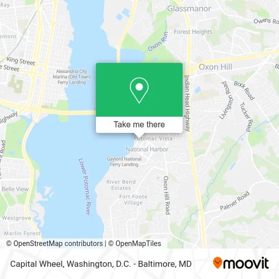Capital Wheel map