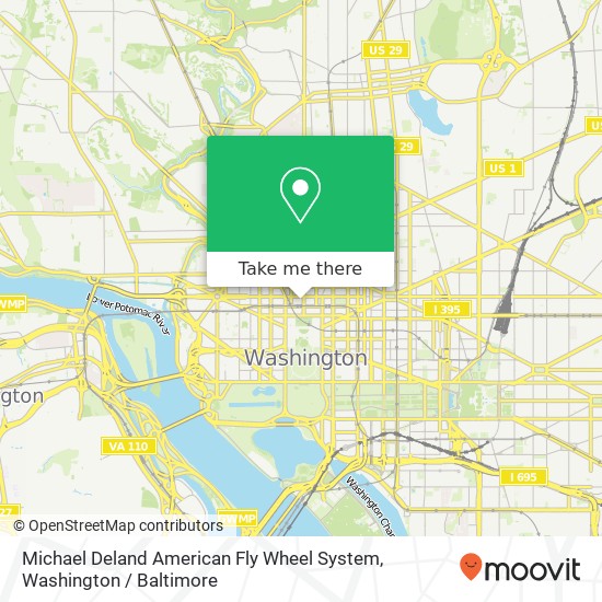 Michael Deland American Fly Wheel System, 910 16th St NW map