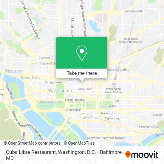 Cuba Libre Restaurant map
