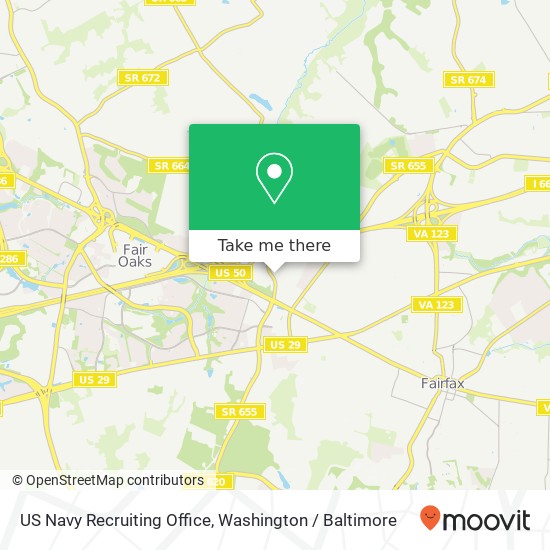 US Navy Recruiting Office, 11240 Waples Mill Rd map