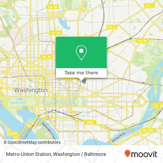 Metro-Union Station map