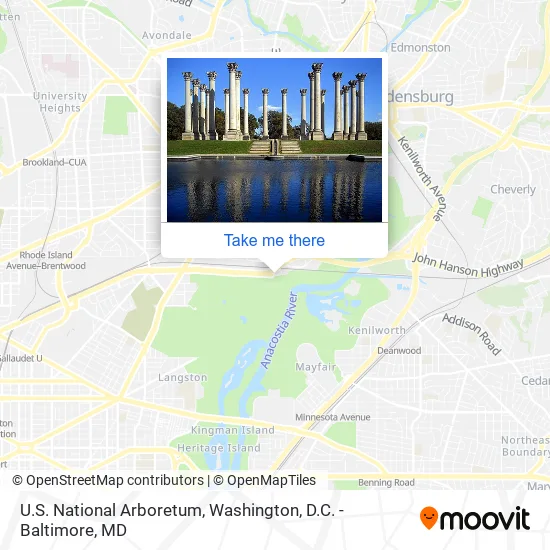 Mapa de U.S. National Arboretum