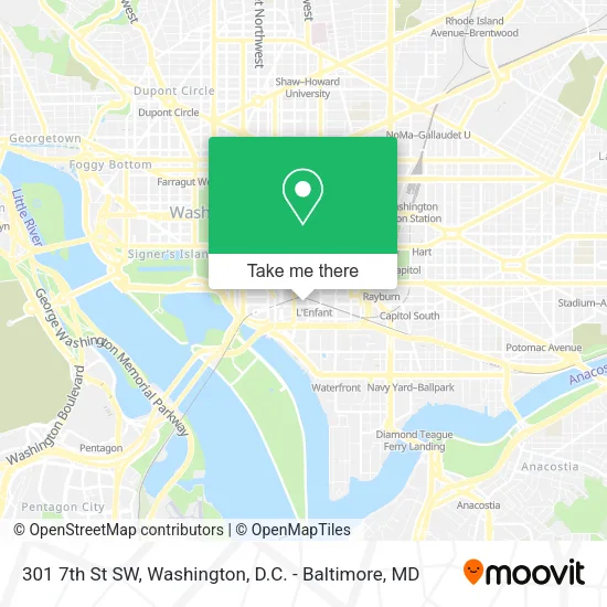 301 7th St SW map