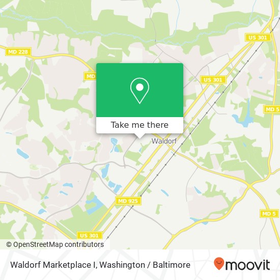 Mapa de Waldorf Marketplace I, 3035 Waldorf Market Pl