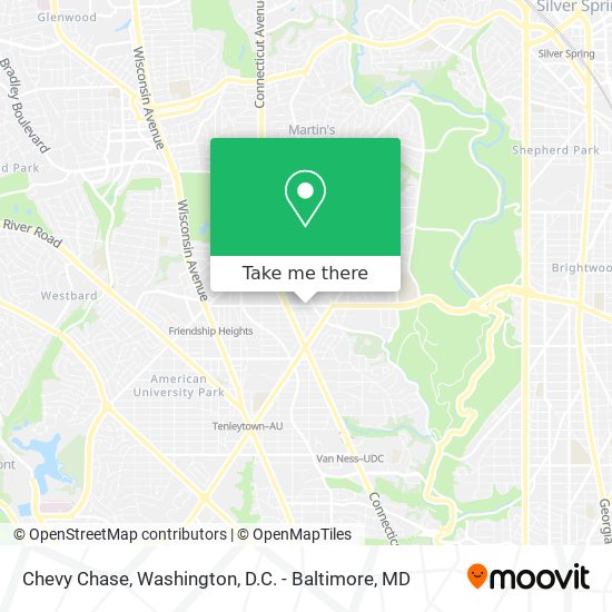 Chevy Chase map