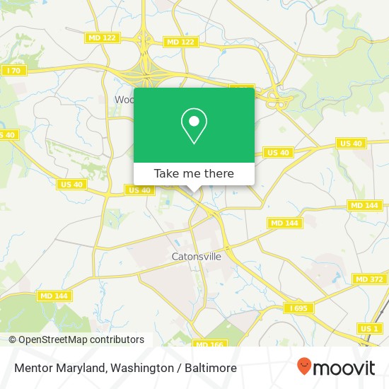 Mentor Maryland, 5720 Executive Dr map