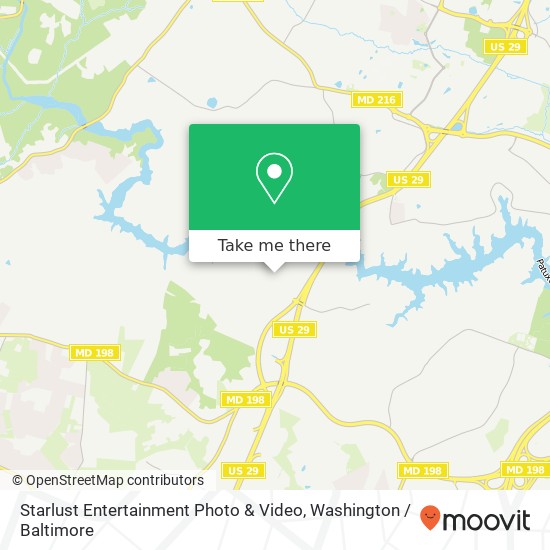 Mapa de Starlust Entertainment Photo & Video, 3900 Dustin Rd